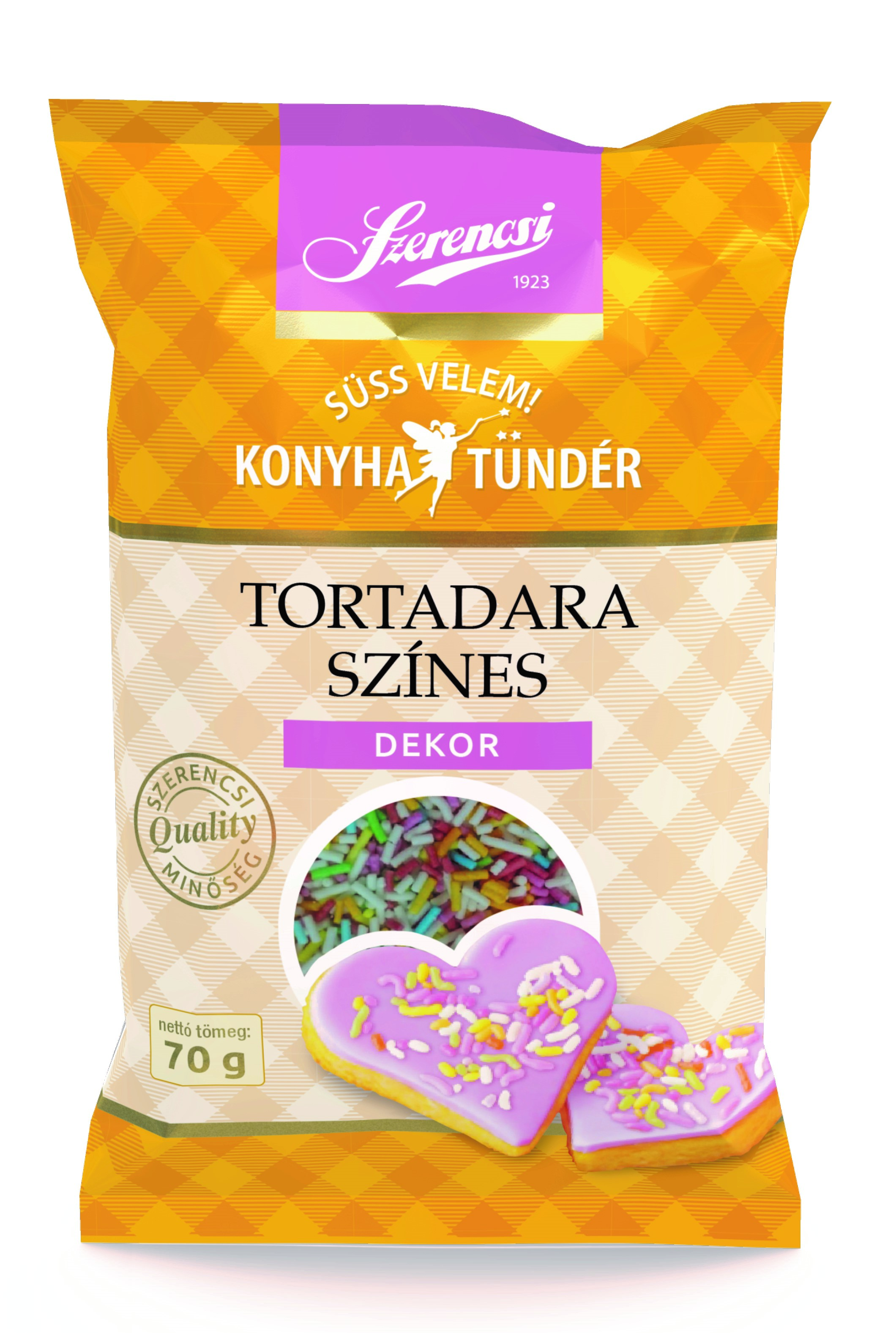 Konyhatündér Színes tortadara 70 g